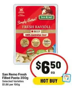 IGA Fresh Filled Pasta offer