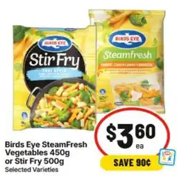 IGA SteamFresh Vegetables or Stir Fry offer
