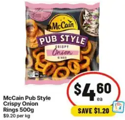 IGA Pub Style Crispy Onion Rings offer