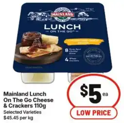 IGA Lunch On The Go Cheese & Crackers offer