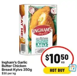 IGA Garlic Butter Chicken Breast Kyivs offer