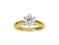 Bevilles Jewellery Meera 1.00ct Laboratory Grown Solitaire Diamond Ring in 18ct Yellow Gold offer