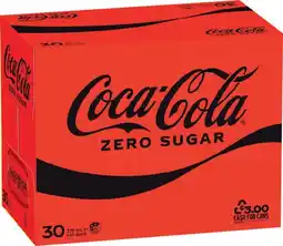IGA Coca-Cola 30×375mL Selected Varieties offer