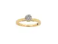 Bevilles Jewellery 10ct Yellow Gold 1/4ct Diamond Ring offer