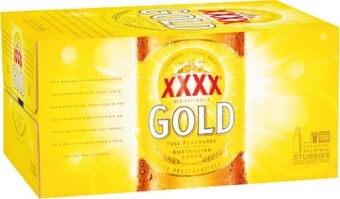 XXXX Gold Bottles 24x375mL