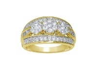 Bevilles Jewellery 9ct Yellow Gold 1ct Diamond Ring offer
