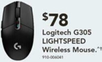 Harvey Norman Logitech G305 Lightspeed Wireless Mouse offer