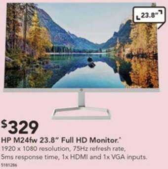 Harvey Norman HP M24fw 23.8" Full HD Monitor offer