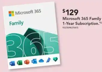 Harvey Norman Microsoft 365 Family 1-Year Subscription offer