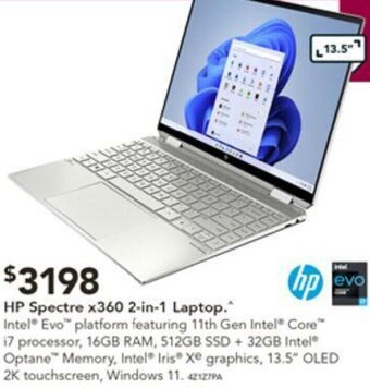 HP Spectre X360 2-in-1 Laptop
