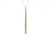 Bevilles Jewellery 9ct Yellow Gold Silver Infused Tassles Necklace offer