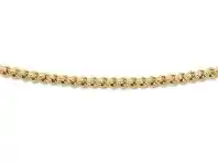 Bevilles Jewellery 9ct Yellow Gold Silver Filled Rolo Necklace offer