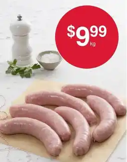 Australian Butchers BBQ Pork Sausages offer