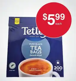 Australian Butchers Tetley Tea Bags offer