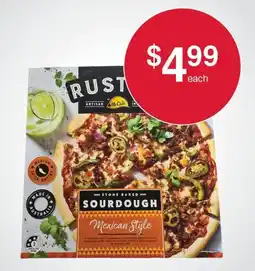 Australian Butchers McCain Rustica Mexican Style Pizza offer