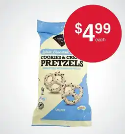 Australian Butchers Hugos Cookies & Cream Pretzels offer