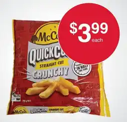 Australian Butchers McCain Quickcook Straight Cut offer