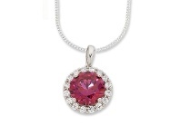 Bevilles Jewellery Mesmorized Sterling Silver Necklace made with Swarovski Zirconia offer