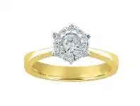 Bevilles Jewellery My Star 18ct Yellow Gold 0.50ct Diamond Ring offer
