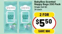 IGA BabyBoo Scented Nappy Bags offer