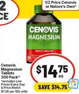 IGA Cenovis Magnesium Tablets offer