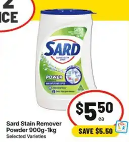 IGA Sard Stain Remover Powder offer