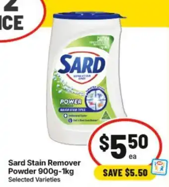 IGA Sard Stain Remover Powder offer