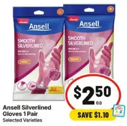 IGA Ansell Silverlined Gloves offer