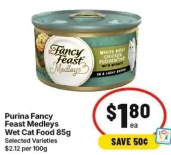 IGA Purina Fancy Feast Medleys Wet Cat Food offer