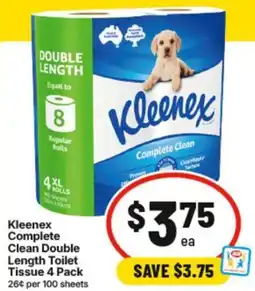 IGA Complete clean double length Toilet Tissue offer