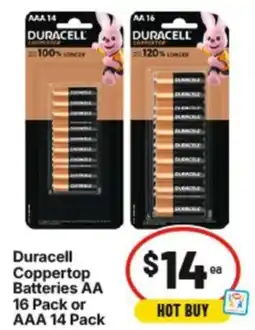 IGA Duracell Coppertop Batteries AA offer