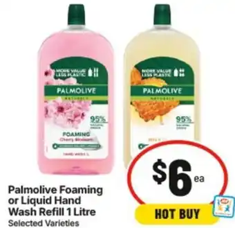 IGA Palmolive Foaming or Liquid Hand Wash Refill offer