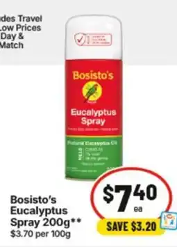 IGA Bosisto's Eucalyptus Spray offer