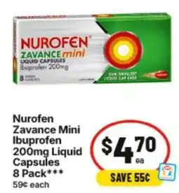 IGA Nurofen Zavance Mini Ibuprofen Liquid offer