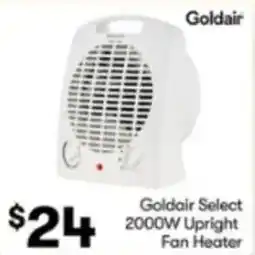 BIG W Goldair Select 2000W Upright Fan Heater offer