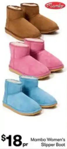 BIG W Mambo Women's Slipper Boot offer