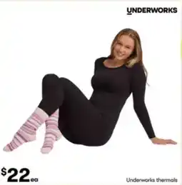 BIG W Underworks thermals offer