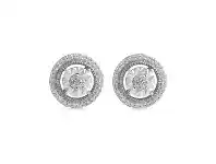 Miracle 1/4ct of Diamonds Stud Earrings in Sterling Silver