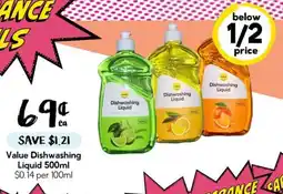 Drakes Dishwashing Liquid liquid offer