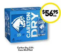 Drakes Carlton Dry 3.5% Cans offer