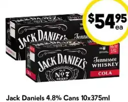 Drakes Jack Daniels 4.8% Cans offer