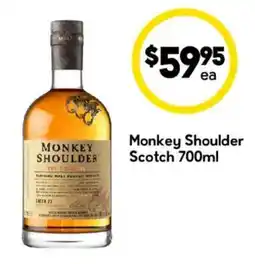 Drakes Monkey Shoulder Scotch offer