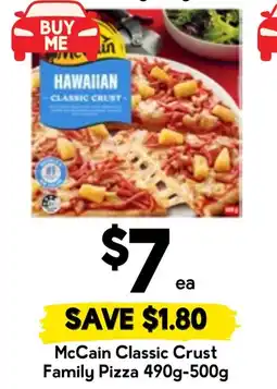 Drakes McCain Classic Crust Family Pizza offer