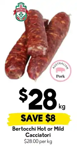 Drakes Bertocchi Hot or Mild Cacciatori offer