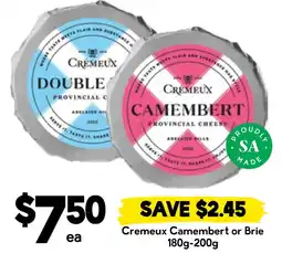 Drakes Cremeux Camembert or Brie offer