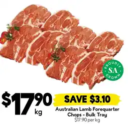 Drakes Lamb Forequarter Chops Bulk Tray offer