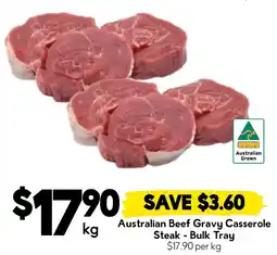 Drakes Beef Gravy Casserole Steak - Bulk Tray offer