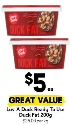 Drakes Luv A Duck Ready To Use Duck Fat offer