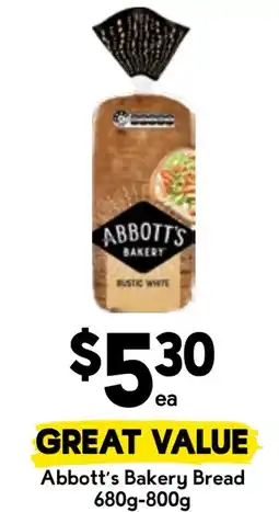 Drakes Abbott's Bakery Bread offer