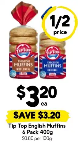 Drakes Tip Top English Muffins offer